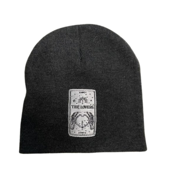 Beanie Hat Gothic Embroidered Beanie Hat for Men Hats for Women - Picture 5 of 5